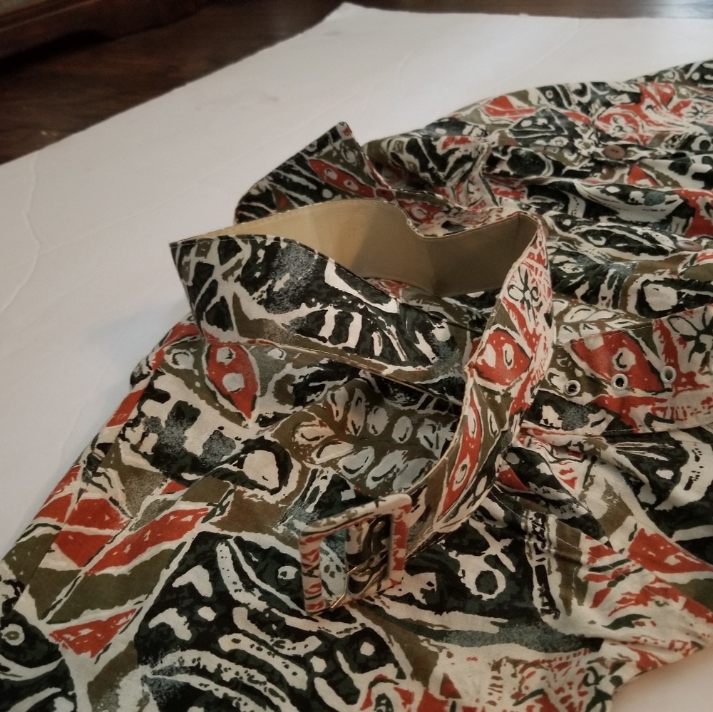 Vintage 100% Cotton Wild Dress with Fun Patterns - Picture 4 of 8